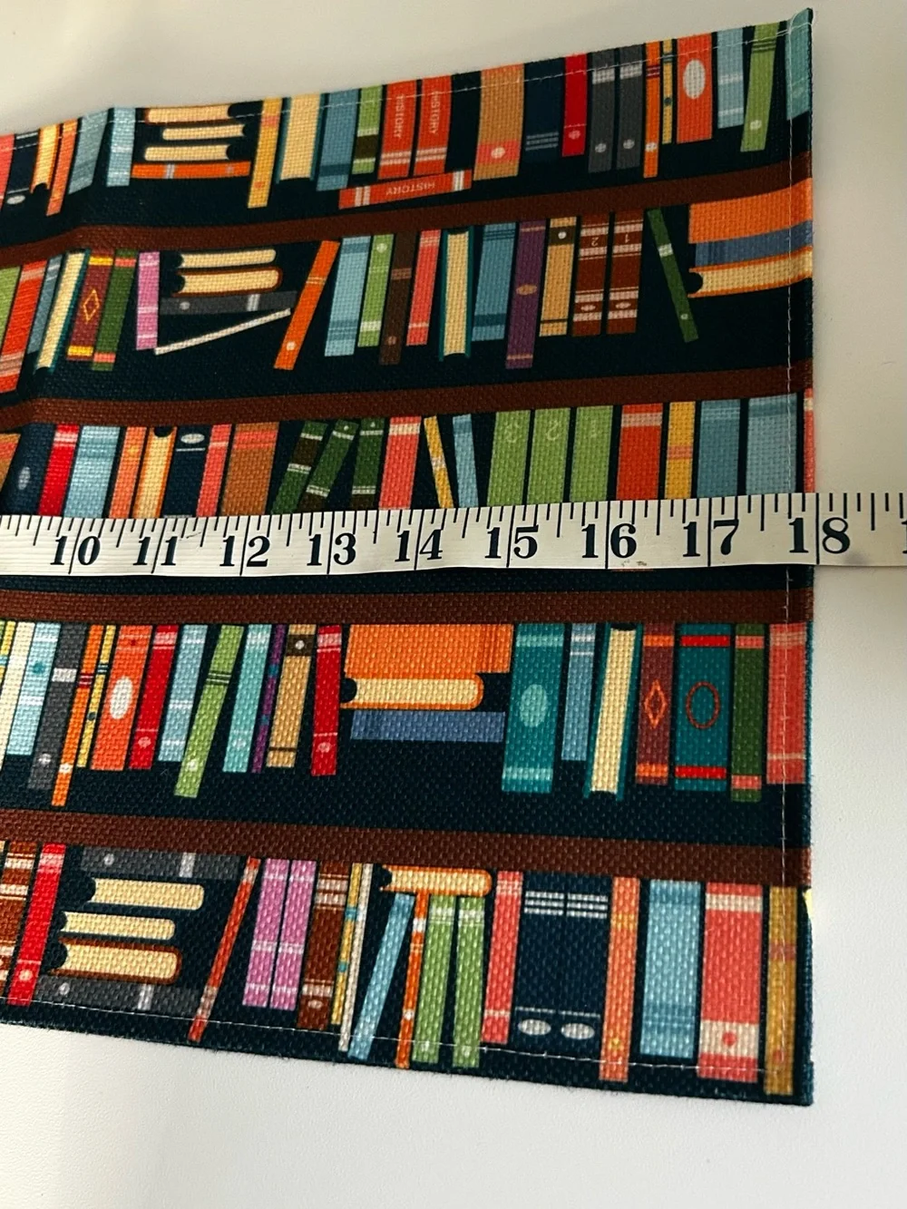 Bookshelf Print Placemats Set of 6 New Library Book Lover Table Decor